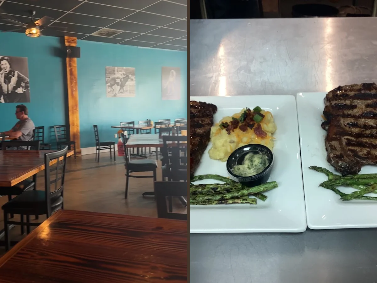 Outdoor seating for lunch or dinner.