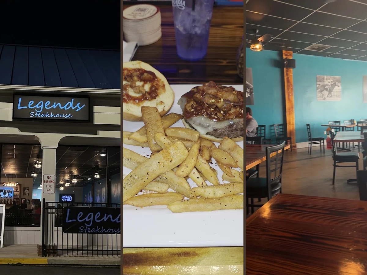 Outdoor seating for lunch or dinner.